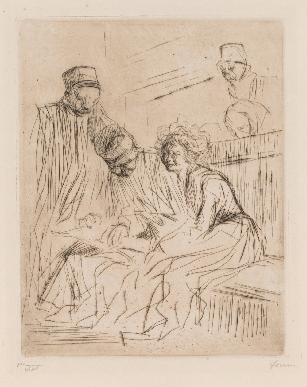 Lectura del informe del abogado de Jean Louis Forain