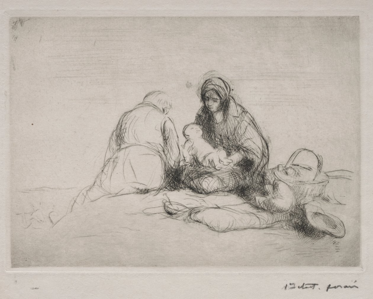 Descanso en la Huida a Egipto de Jean Louis Forain
