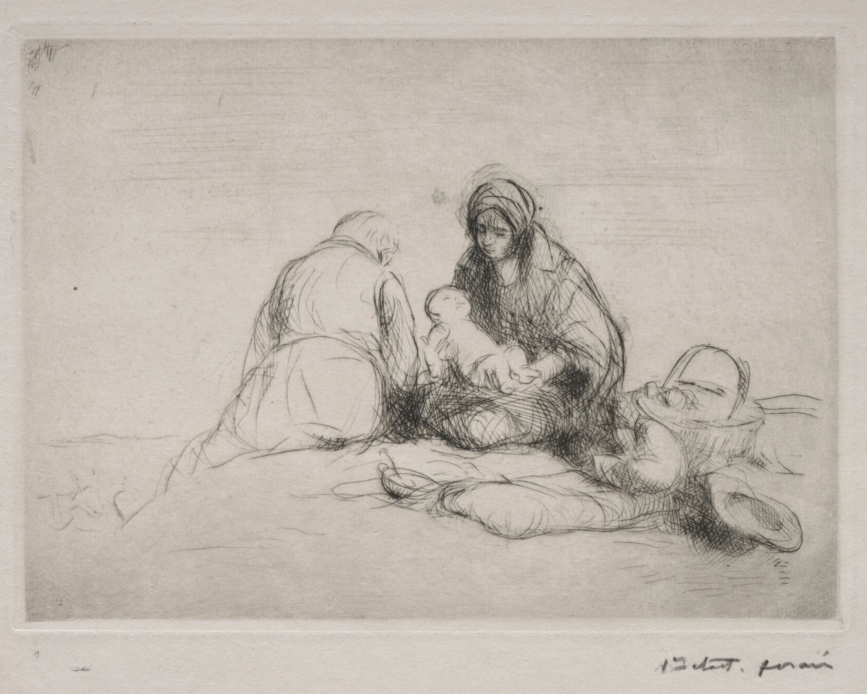 Descanso en la huida a Egipto de Jean Louis Forain