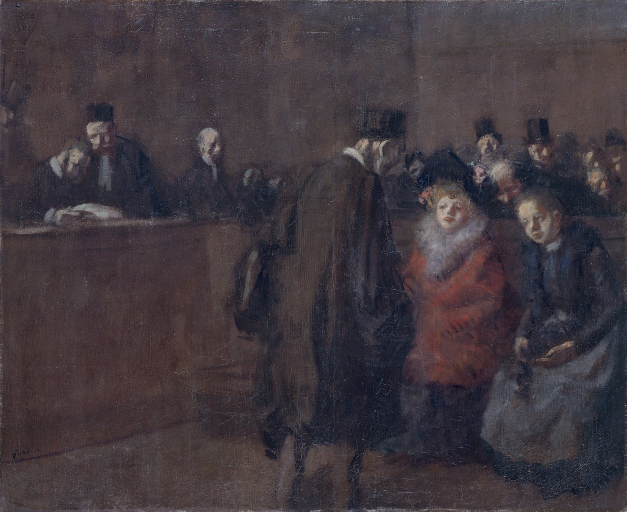 Scene de Tribunal de Jean Louis Forain