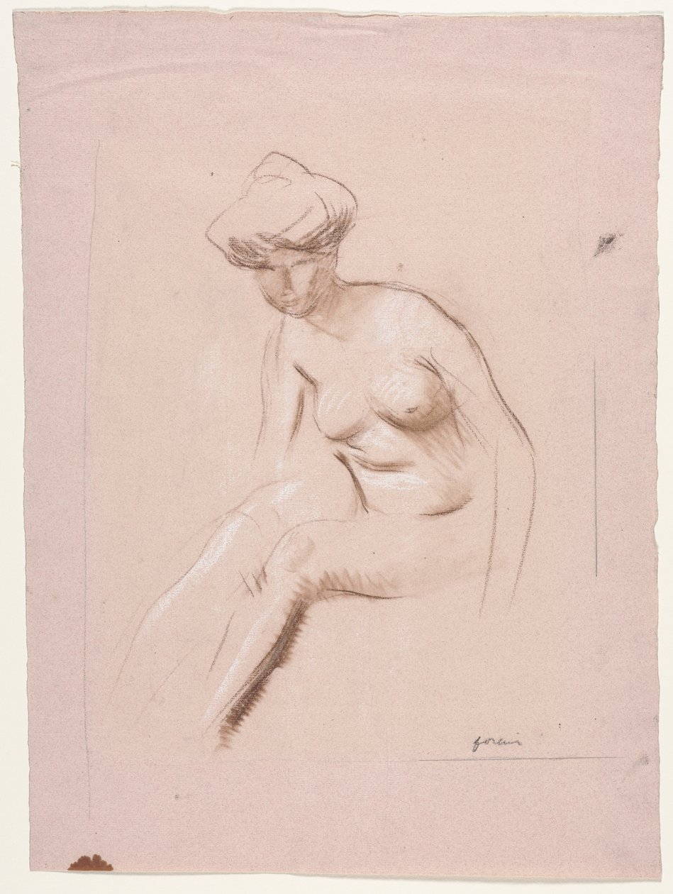 Desnudo sentado de Jean Louis Forain