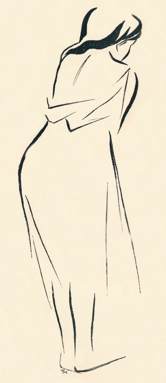 Estudio en Línea, c1898 de Jean Louis Forain