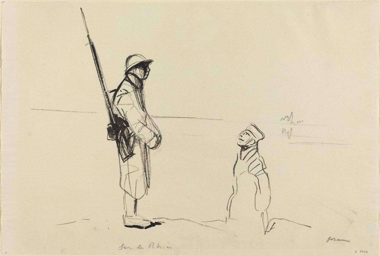 Sur le Rhin, c. 1914-1919 de Jean Louis Forain