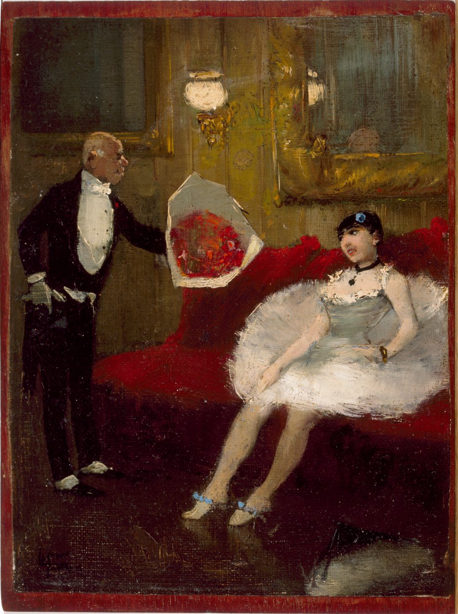 El admirador, c.1877-79 de Jean Louis Forain