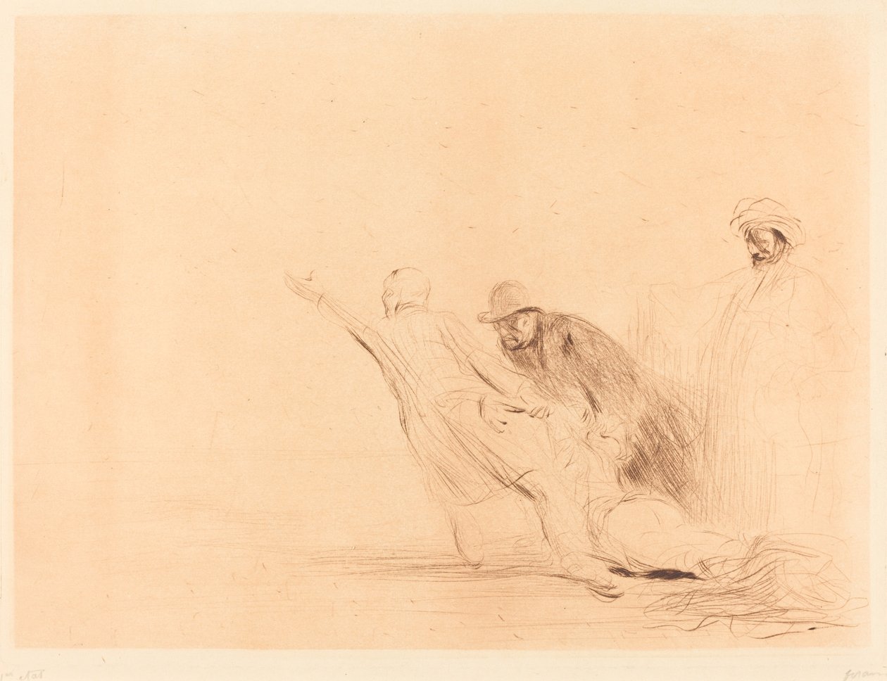 La adúltera (tercera placa) de Jean Louis Forain