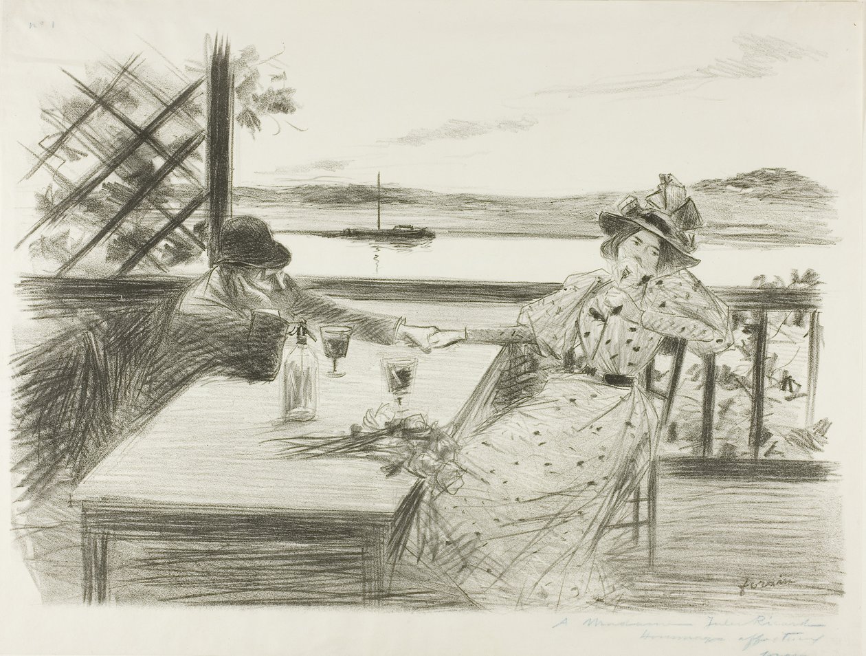 El cenador de Jean Louis Forain