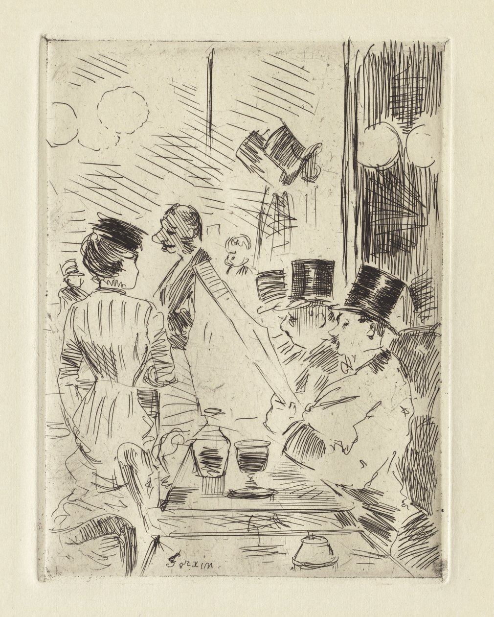 El Café de la Nueva Atenas de Jean Louis Forain
