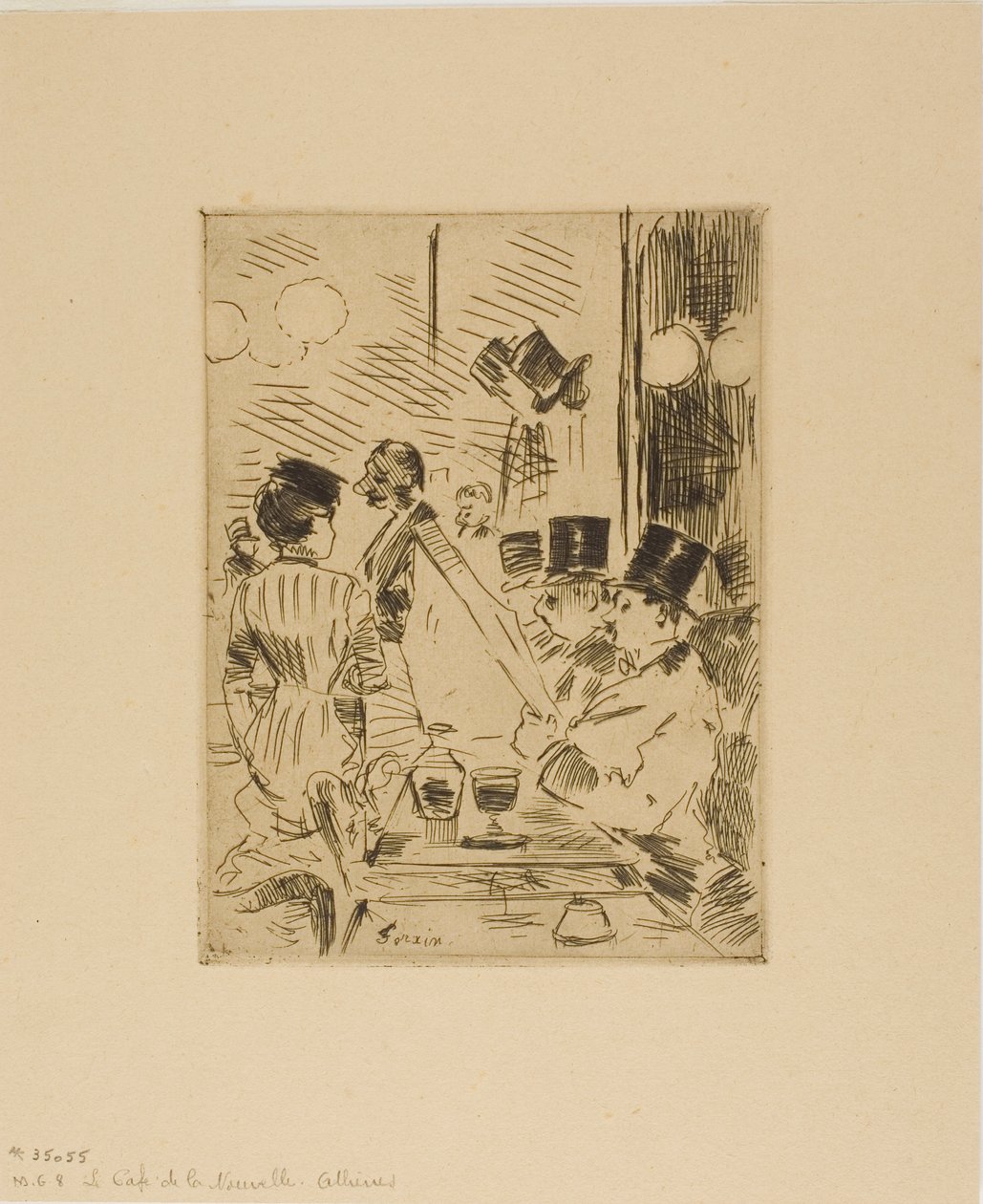 El Café de la Nueva Atenas de Jean Louis Forain