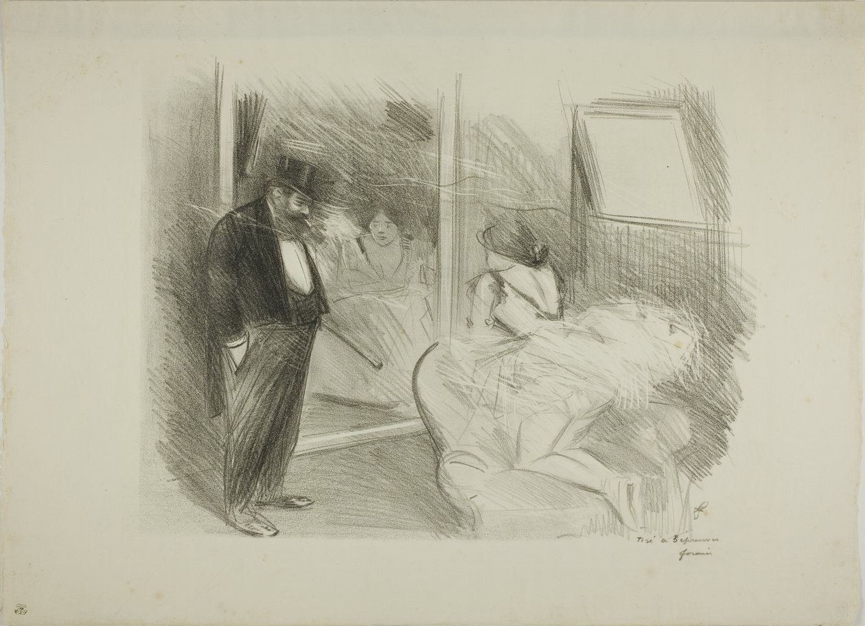 El camerino de la bailarina, primer plato de Jean Louis Forain