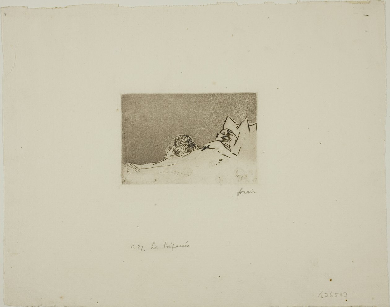 La niña muerta de Jean Louis Forain