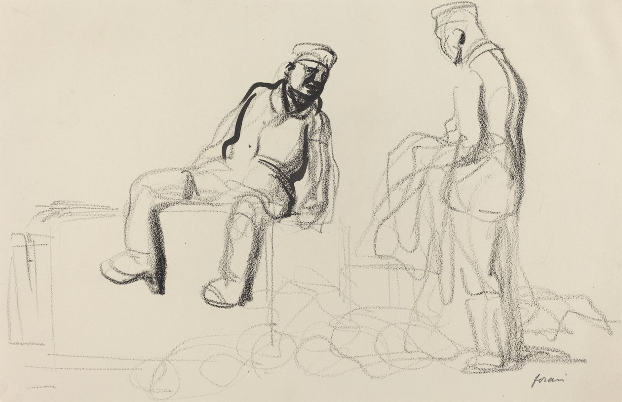 La Retirada Económica, c. 1914-1919 de Jean Louis Forain