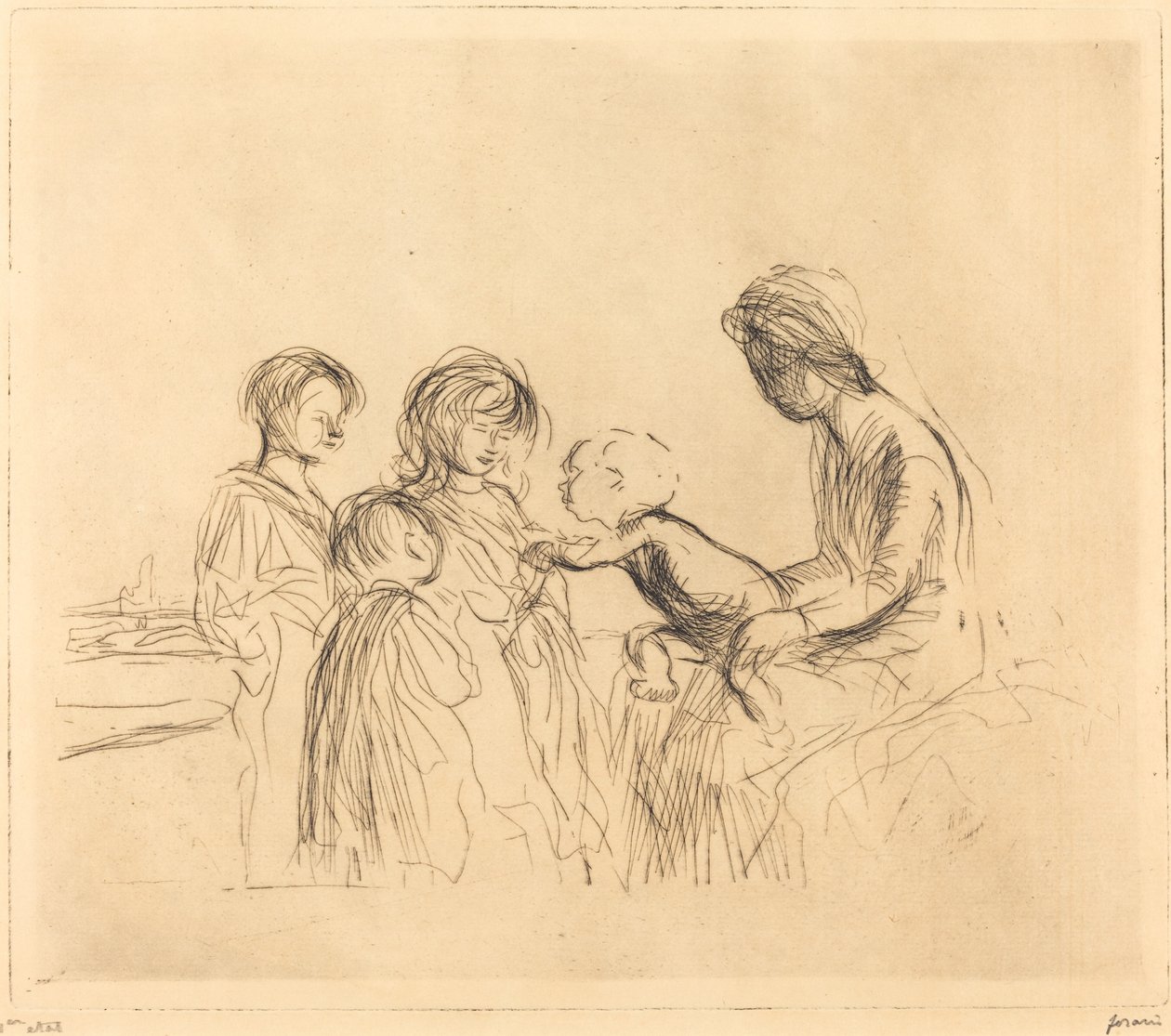 La Madonna y los niños de Jean Louis Forain