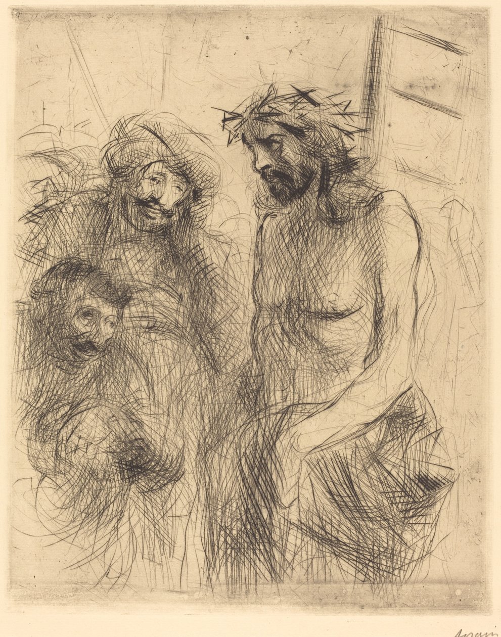 La burla de Cristo de Jean Louis Forain