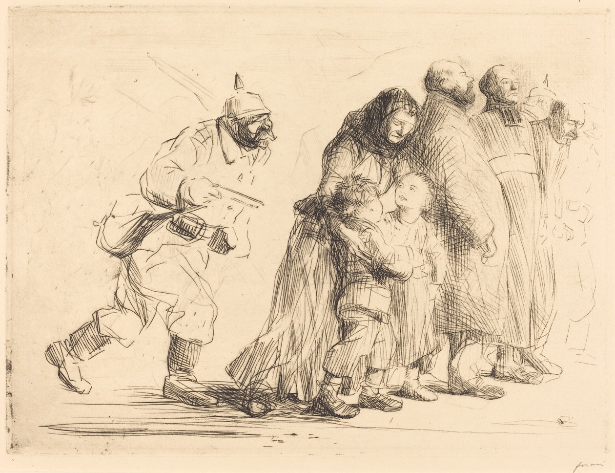Los notables (gran placa) de Jean Louis Forain