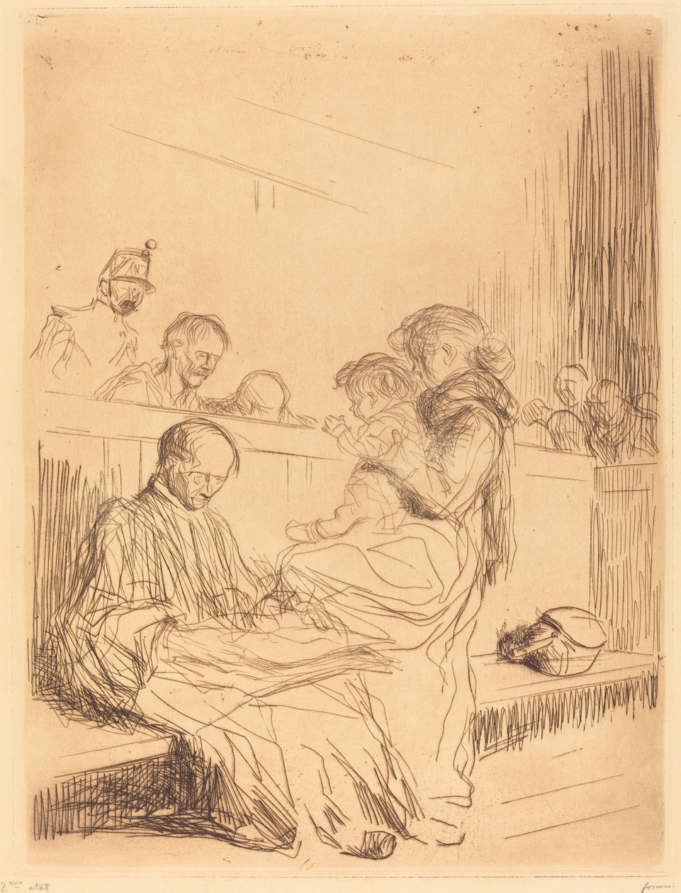 El prisionero y el niño de Jean Louis Forain