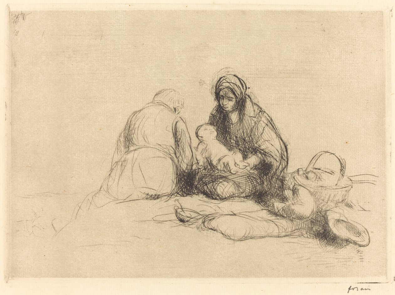 El descanso en la huida a Egipto de Jean Louis Forain