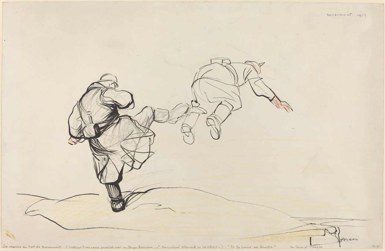 La Toma del Fuerte Douaumont de Jean Louis Forain
