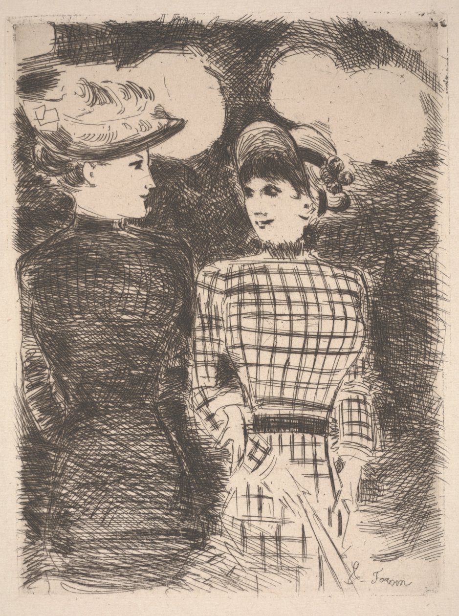 Dos mujeres de Jean Louis Forain
