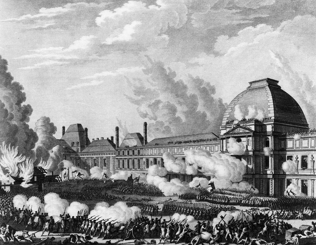 Revolución Francesa: 10 de agosto de Jean Louis II (after) Prieur