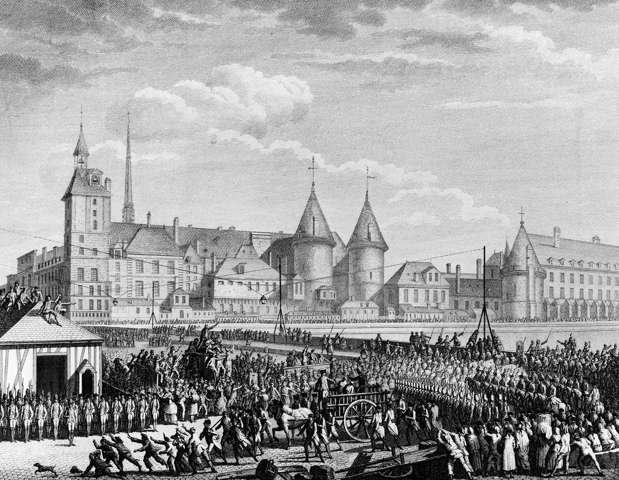 Revolución Francesa: Los hermanos Agasse fueron torturados el 8 de febrero de Jean Louis II (after) Prieur