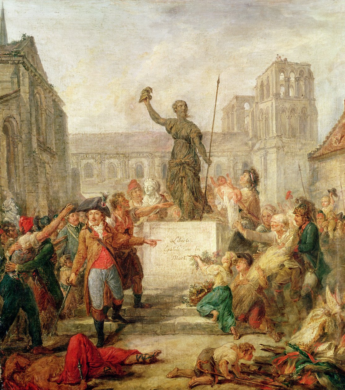 El Juramento de la Libertad de Jean Louis Joseph Hoyer