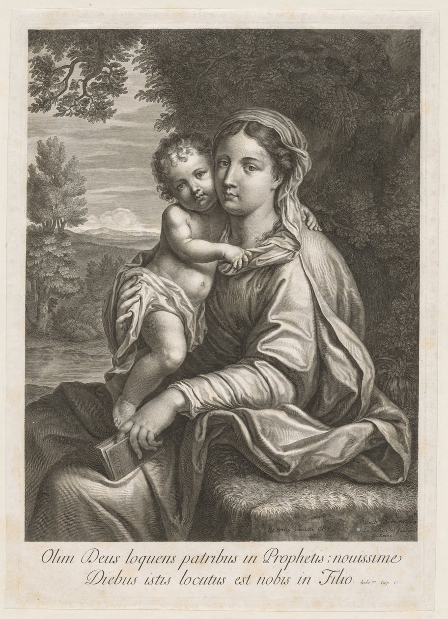 Madonna y el niño de Jean Louis Roullet
