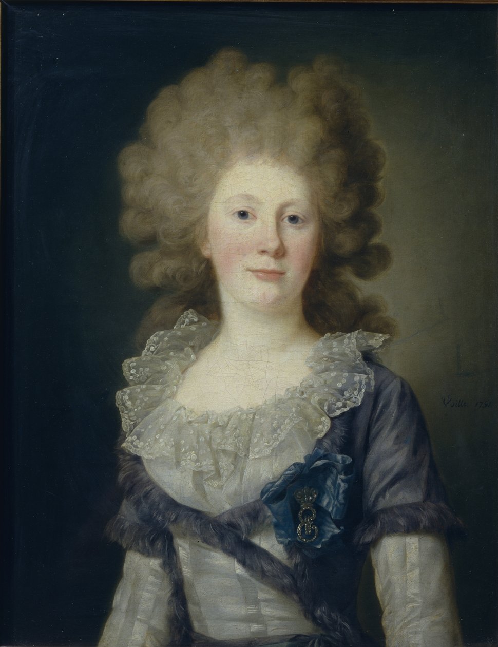 Retrato de la Condesa Sofía Vladimirovna Panina 1774-1844, 1791 de Jean Louis Voille