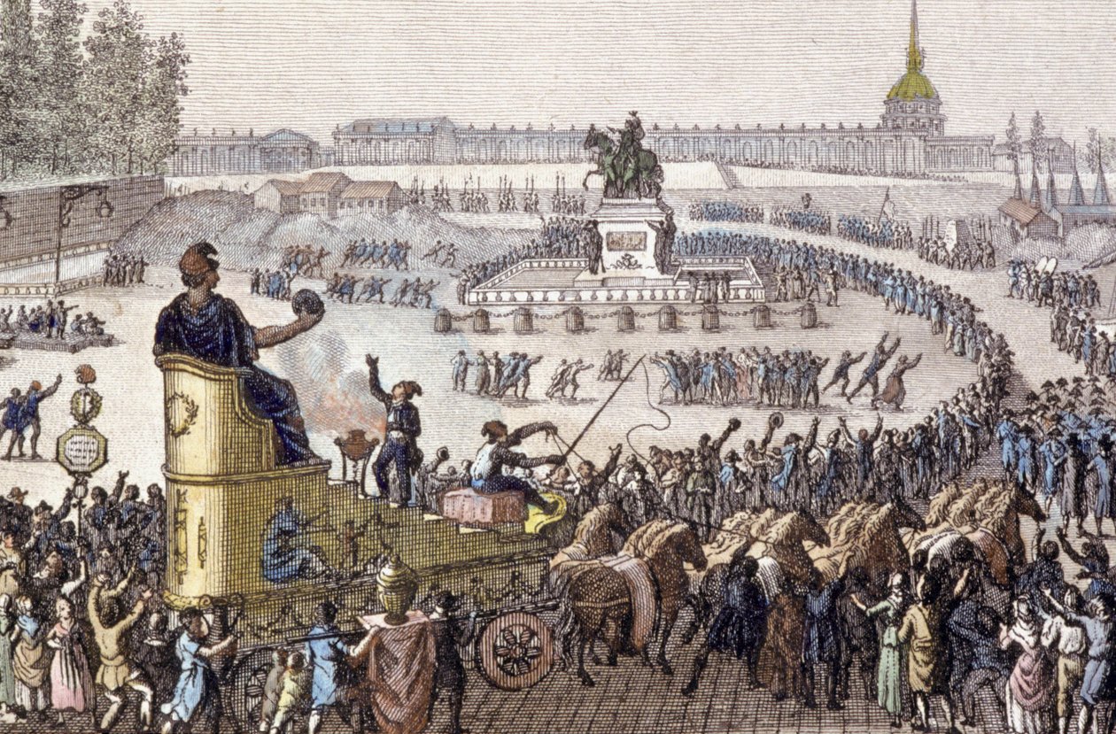 1ª Fiesta de la Libertad en París el 15 de abril de Jean Louis the Younger Prieur
