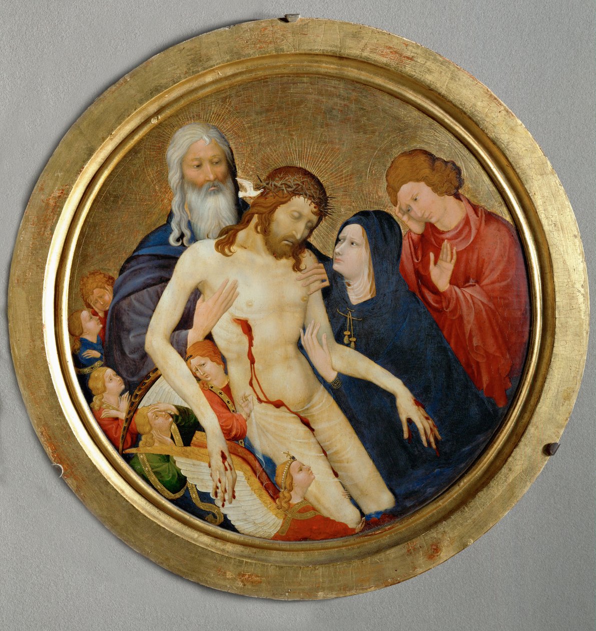 La gran piedad, c.1400 (pintura sobre madera) de Jean Malouel or Maelwael