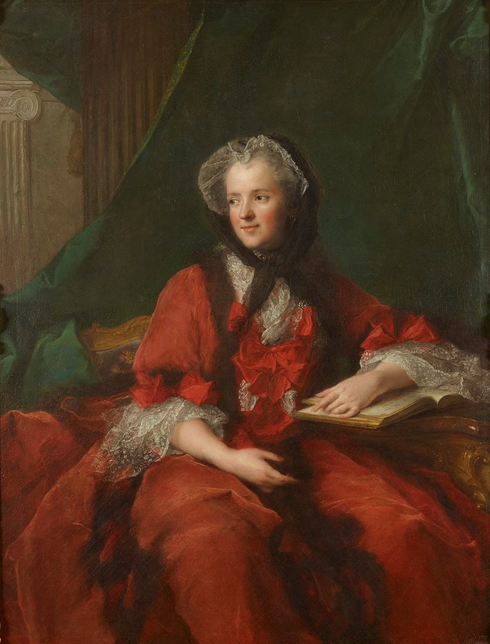 Francés: Portrait de la Reine Marie Leczinska Retrato de Marie Leszczyńska de Jean Marc Nattier