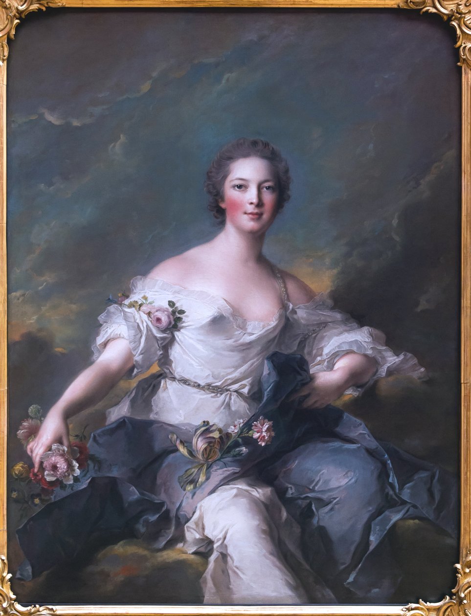 Alemán: Die Marquise de Baglion als Flora Marquioness of Baglion as Flora de Jean Marc Nattier