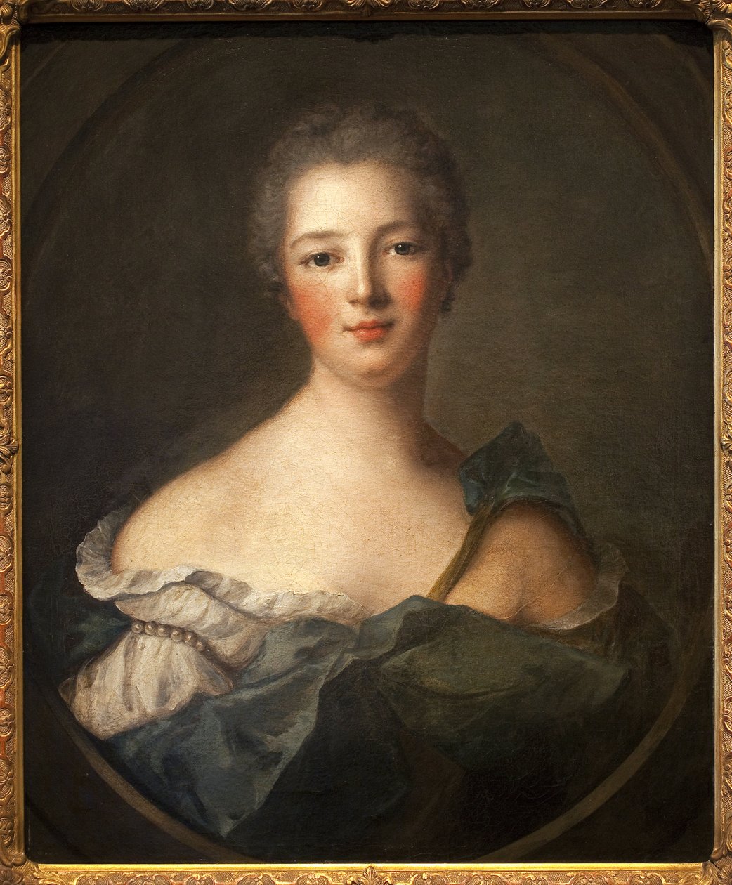 Jeanne Antoinette Poisson, Marquesa de Pompadour (1721-1764) - Pintura del taller de Jean Marc Nattier (1685-1766) de Jean Marc Nattier