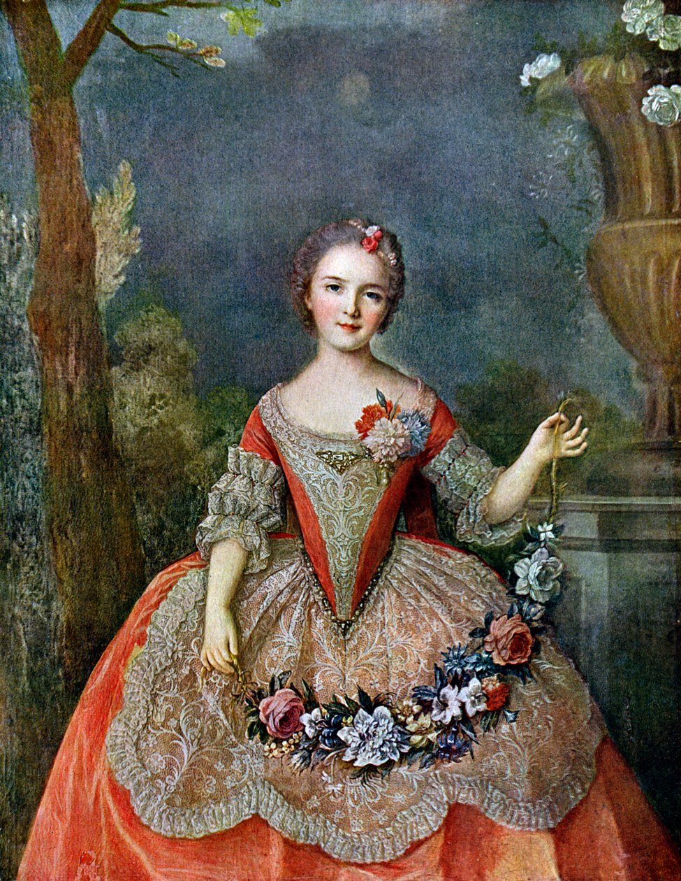 Madame de Beaujolais, siglo XVIII, 1910 de Jean Marc Nattier
