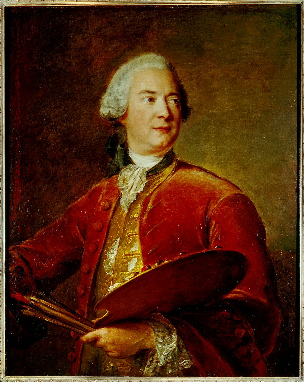 Retrato de Louis Tocqué 1696-1772, 1739 de Jean Marc Nattier