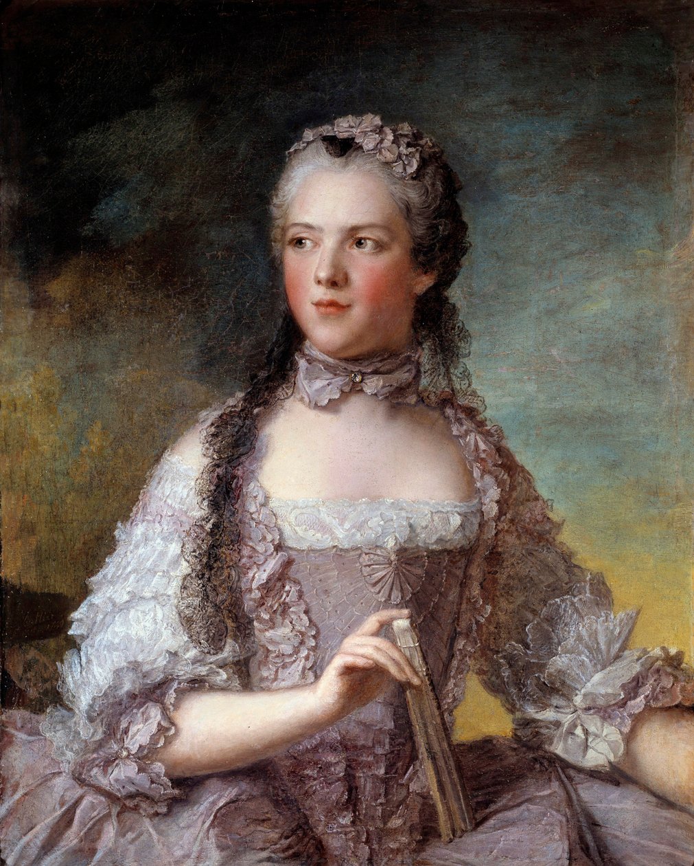 Retrato de Madame Adelaide de Francia (1732-1800), hija del rey Luis XV de Jean Marc Nattier