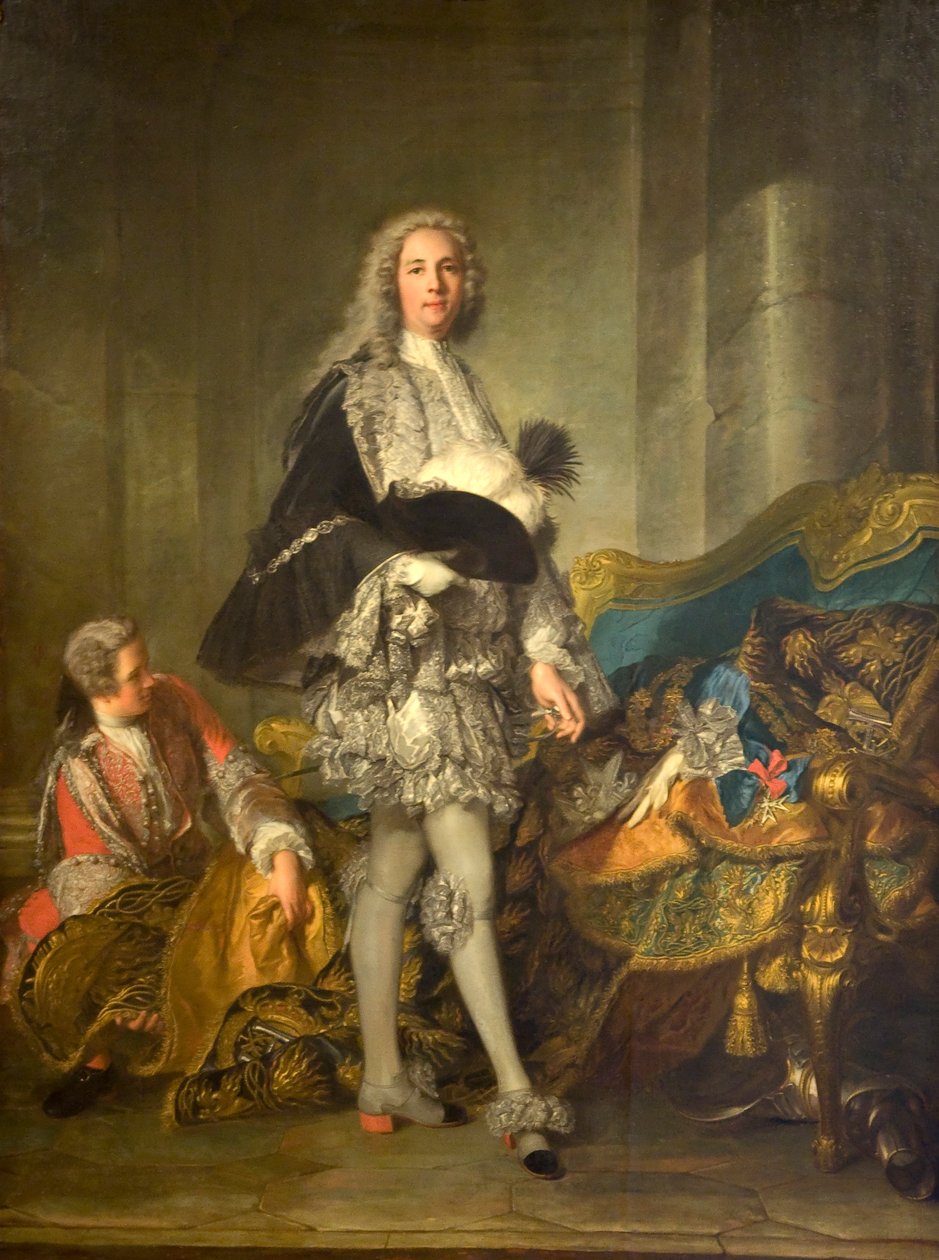 Retrato del duque Richelieu, mariscal de Francia (1696-1788) de Jean Marc Nattier