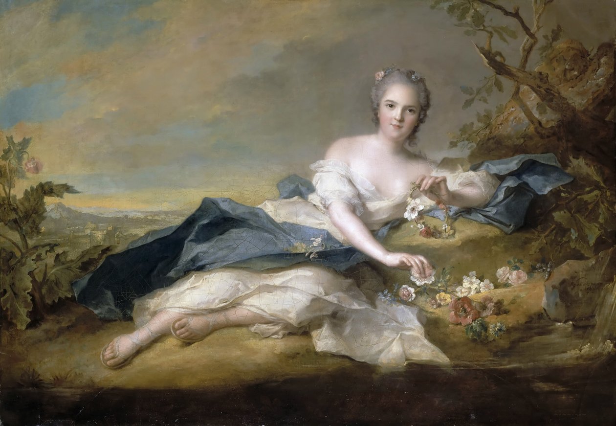 Princesa Ana Henriette de Francia 1727-1752 de Jean Marc Nattier