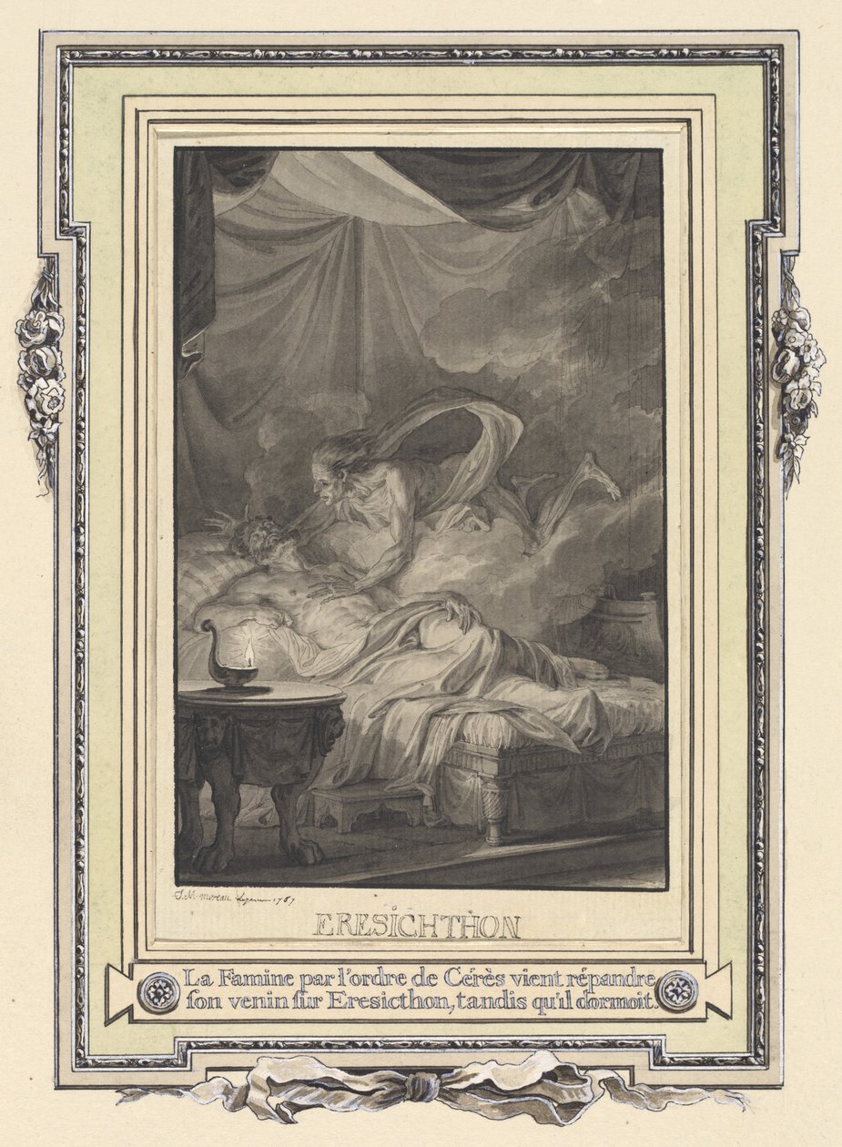 La hambruna por orden de Ceres ... de Jean Michel Moreau