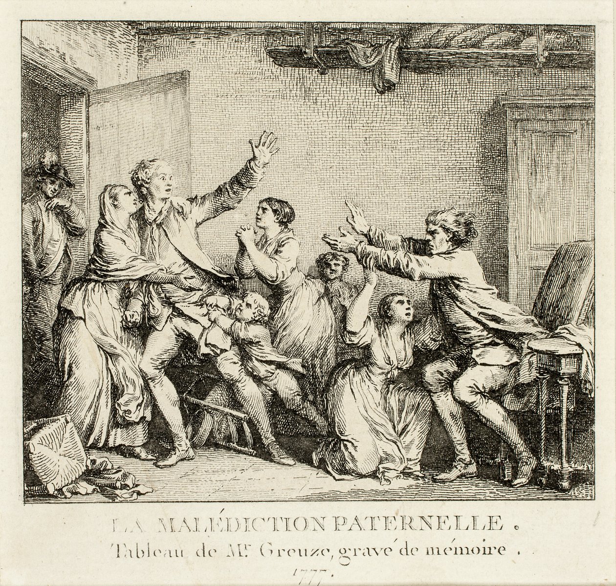 Maldición paterna de Jean Michel Moreau