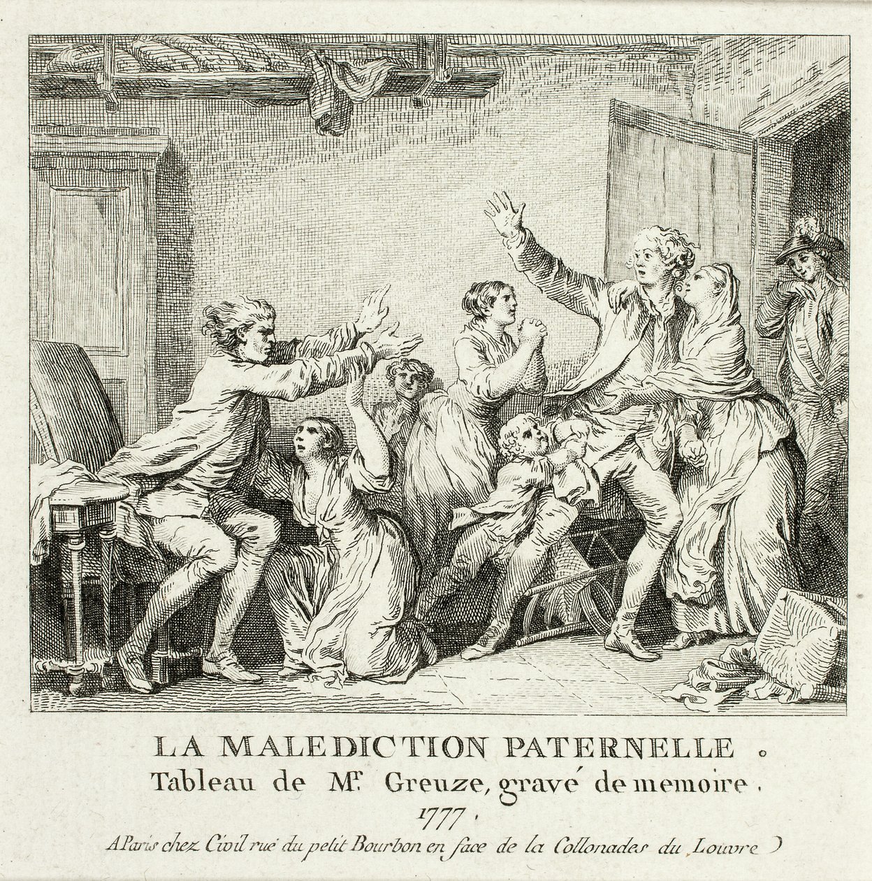 Maldición paterna de Jean Michel Moreau