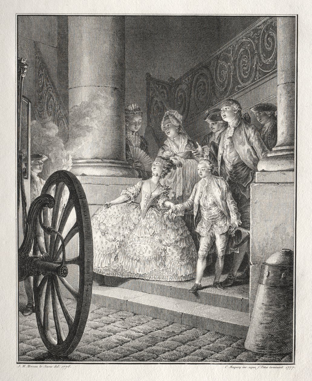 Rêtif de la Bretonne:  The Little Godparents de Jean Michel the Younger Moreau