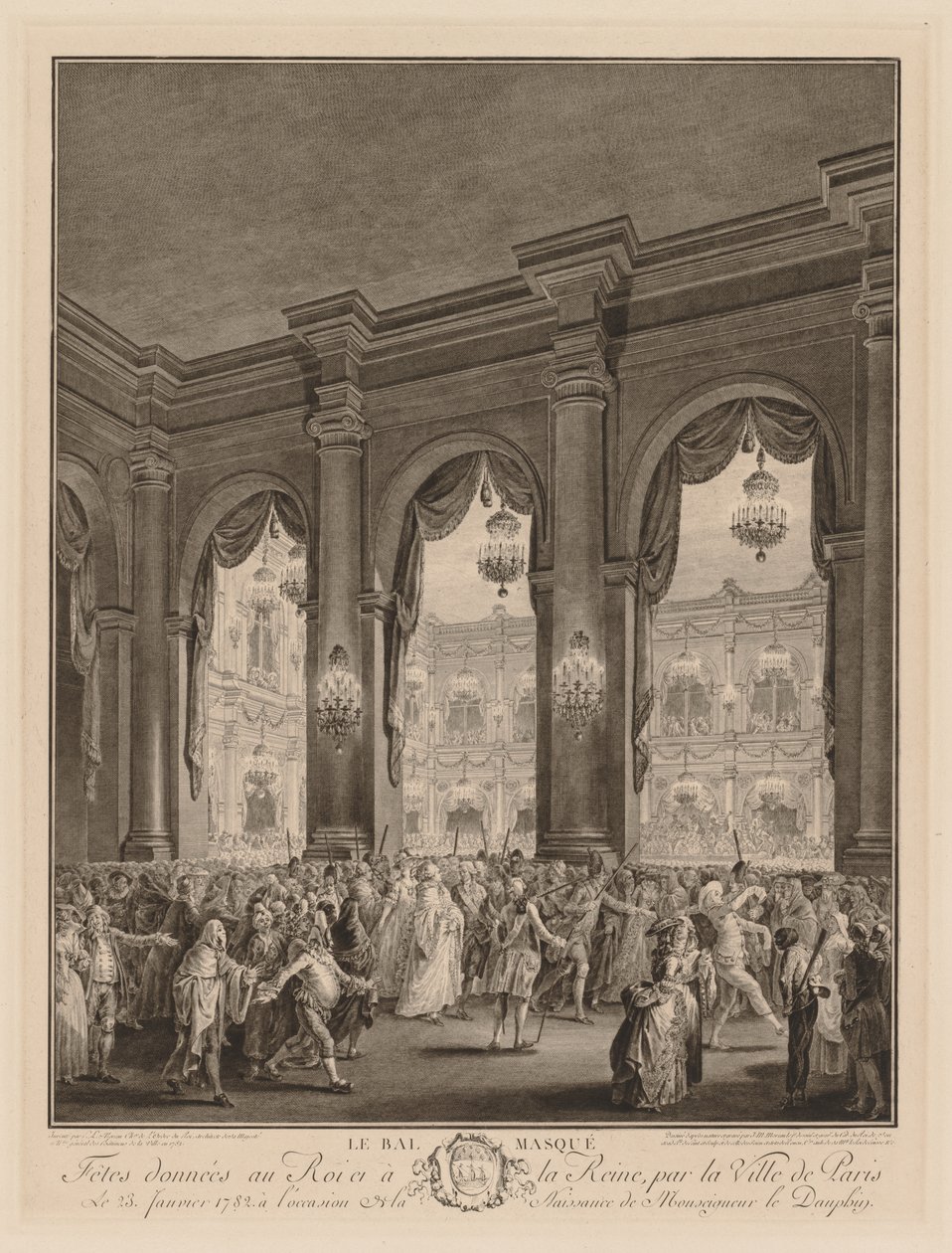 El baile de máscaras de Jean Michel the Younger Moreau
