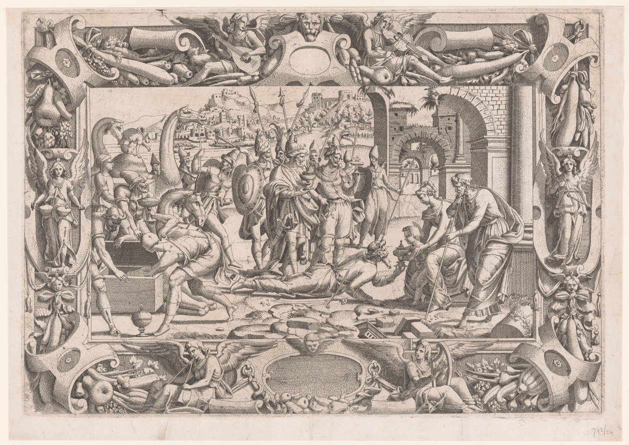 Adoración de los Reyes de Jean Mignon (attributed to)