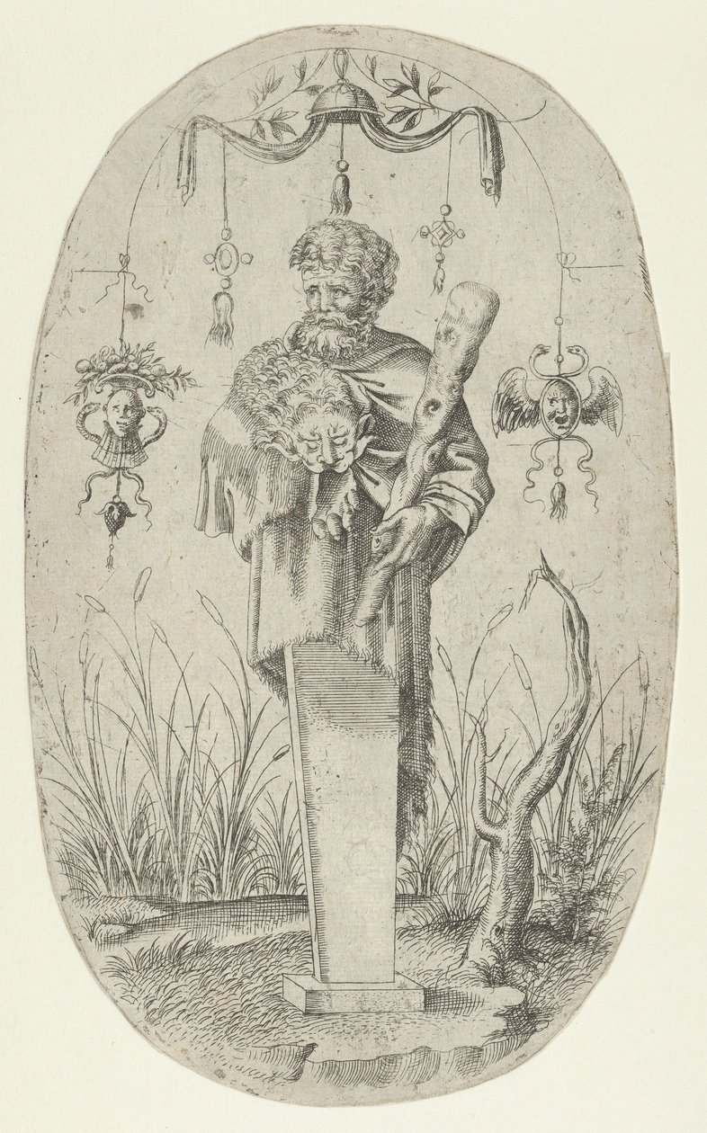 Hércules con su Garrote, 1535-55 de Jean Mignon