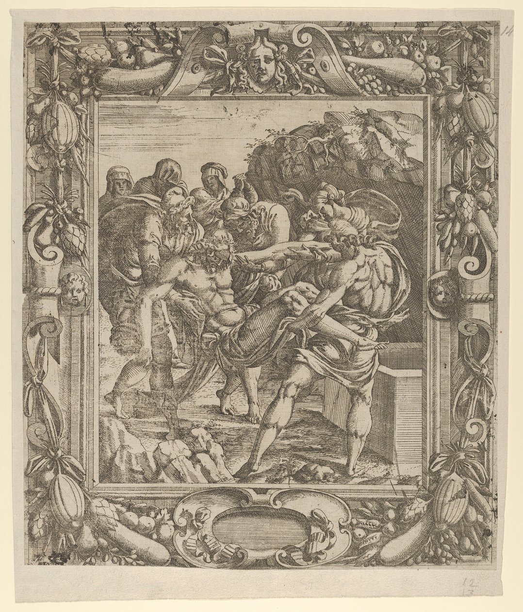 El entierro, 1535-55 de Jean Mignon