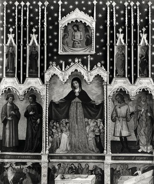 Virgen de la Misericordia, c.1429 (detalle) de Jean Mirailhet