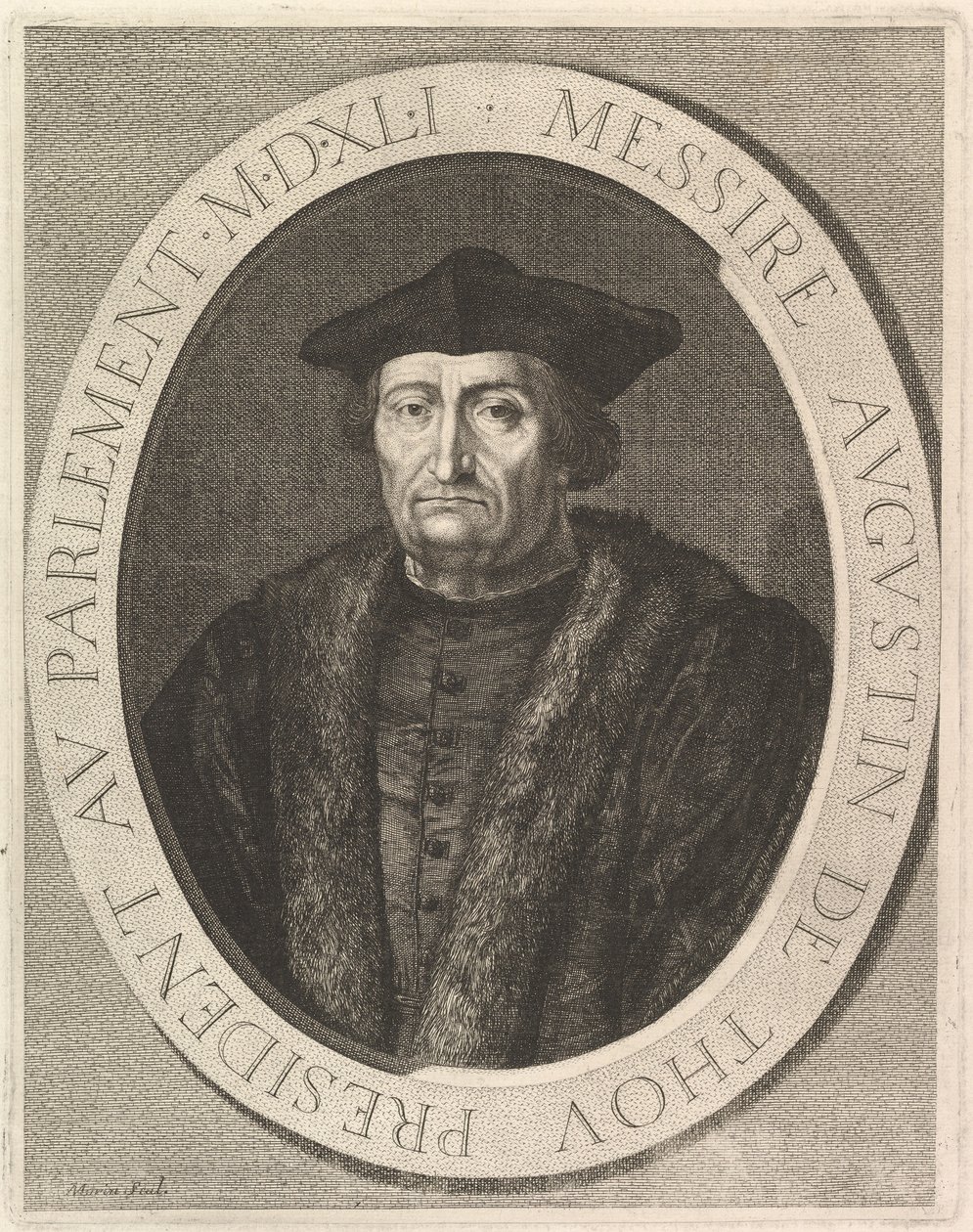 Augustin de Thou, presidente del Parlamento de Jean Morin
