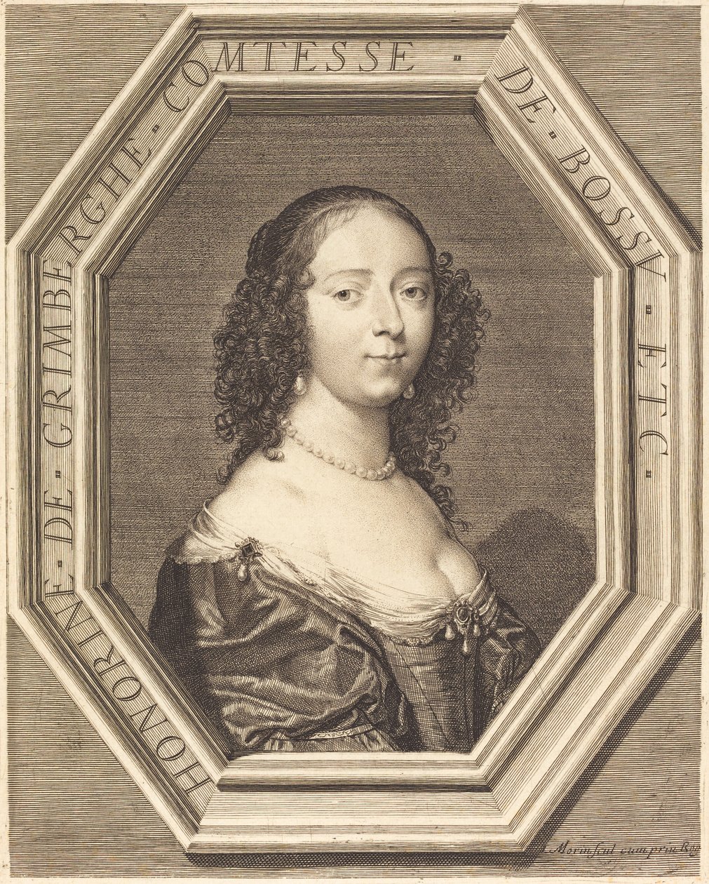 Honorine Grimberge, condesa de Bossu de Jean Morin