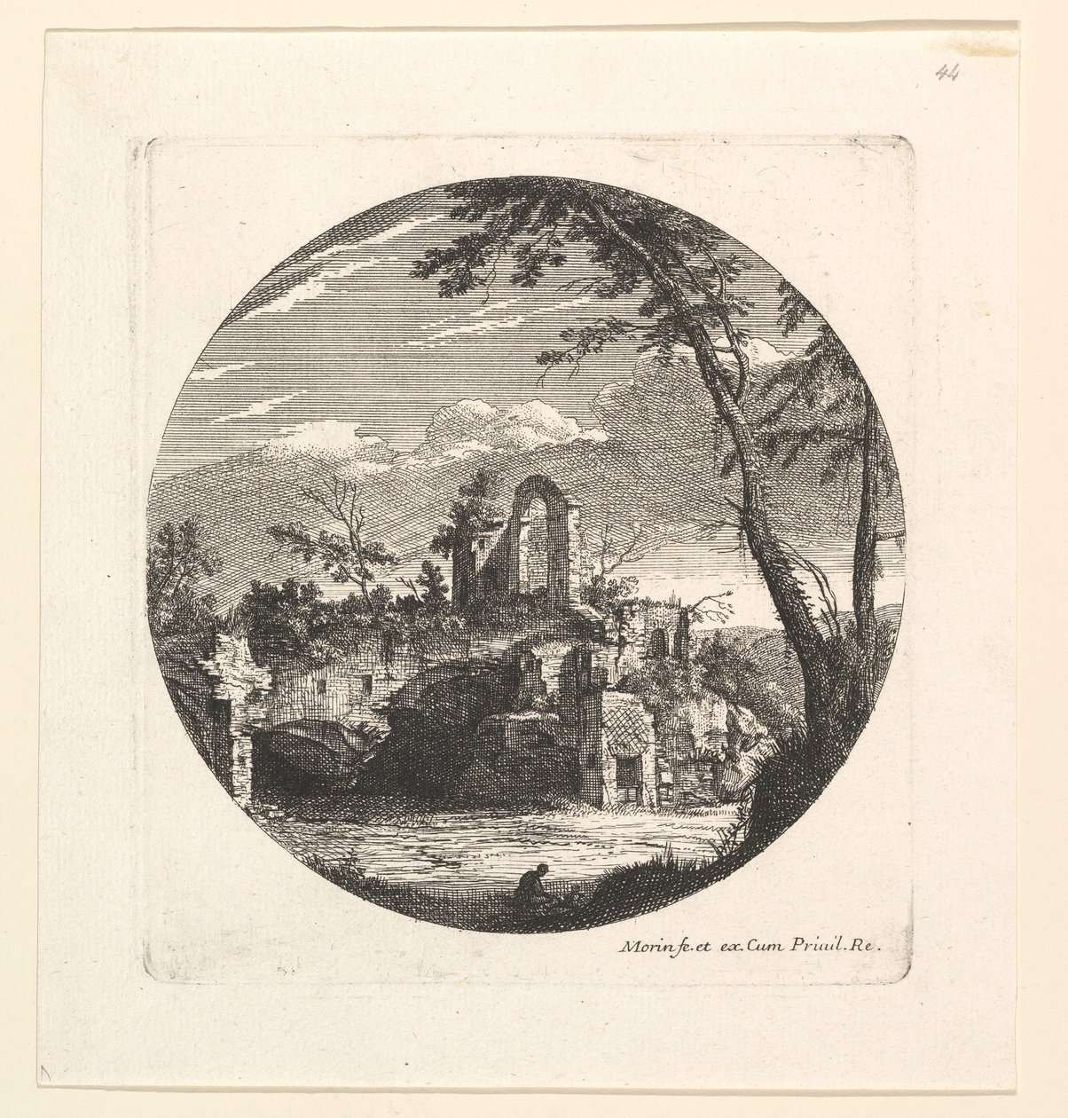 Las ruinas al fondo de Jean Morin