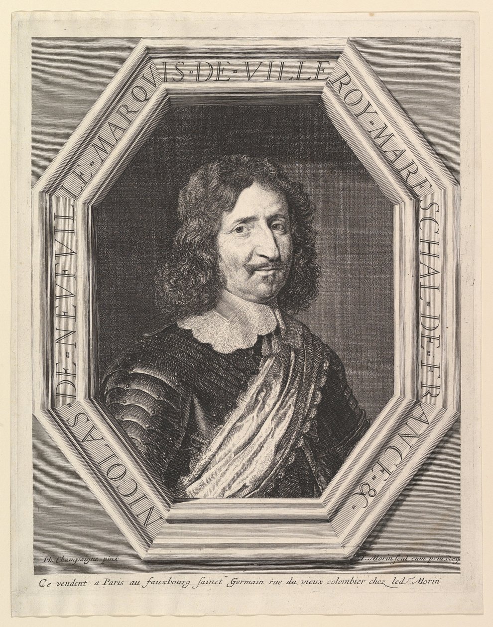 Nicolas de Neuville, marqués de Villeroy de Jean Morin